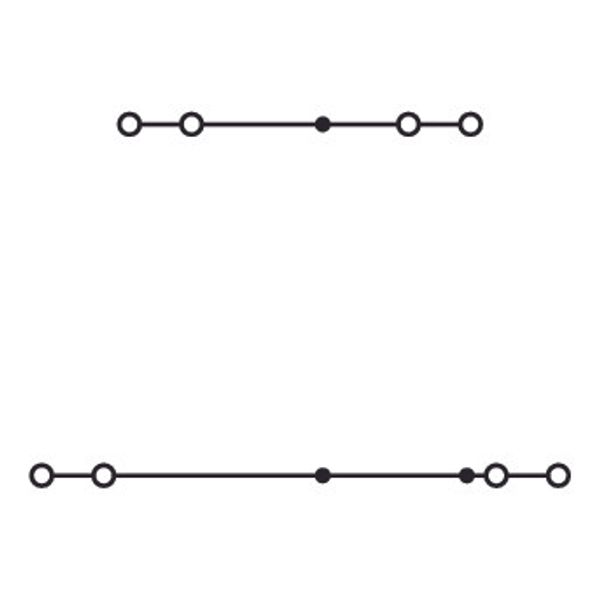 4-conductor double deck terminal block image 2