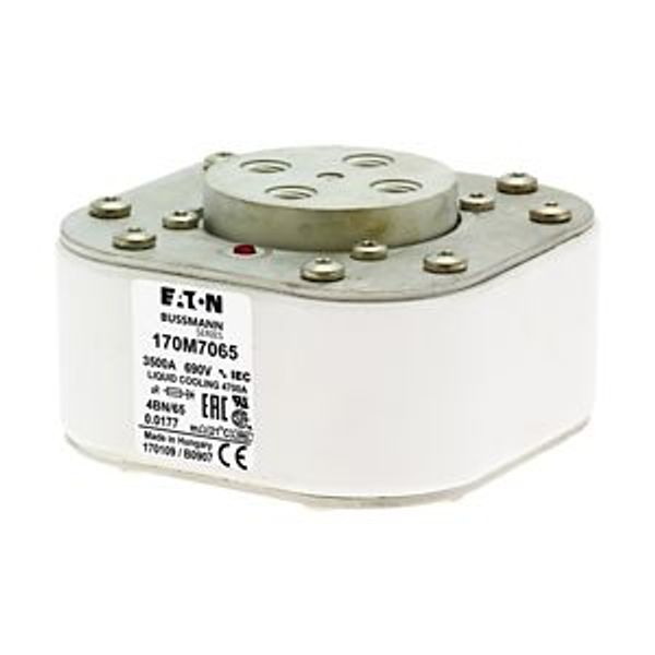 Fuse-link, high speed, 2200 A, AC 1000 V, size 4, 120 x 105 x 80 mm, aR, IEC, single indicator image 6