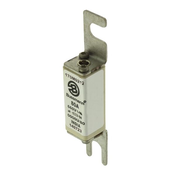 10A 690V IEC gR 000U/80 SQUARE BODY FUSE image 2