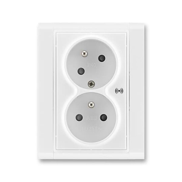 5583F-C02357 03 Double socket outlet with earthing pins, shuttered, with turned upper cavity, with surge protection image 59