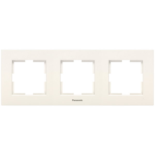 Karre Plus Accessory Beige Three Gang Frame image 1