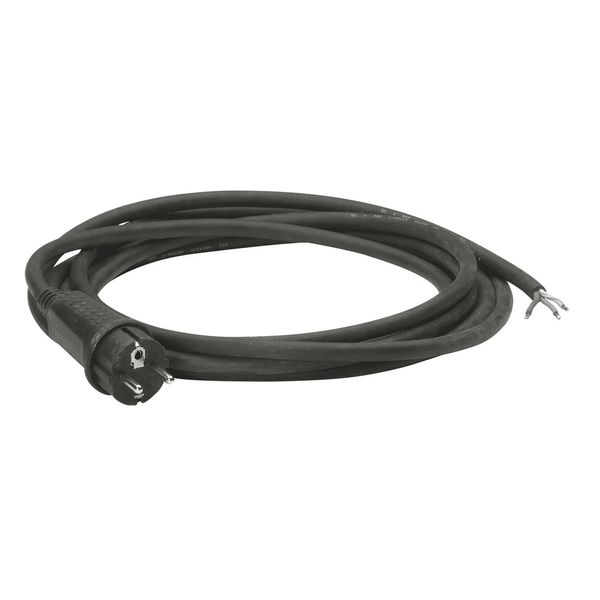 051634 Extension cord to be wired with 2P+T 16A plug with 5m rubber cord image 2