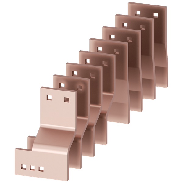 Connection lugs distribution busbar up to 8x30x10 mm system: non-cascaded, main busbar: duplex, position: left top, right bottom, D: 800 mm W: 200 image 1