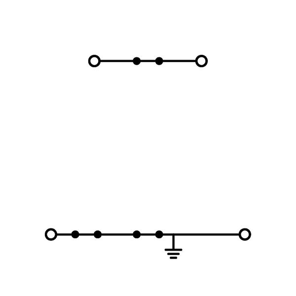 Double-deck terminal block Ground conductor/through terminal block sam image 2