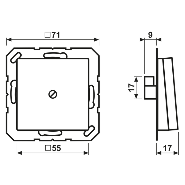 Cable outlet A590BFAANM image 5