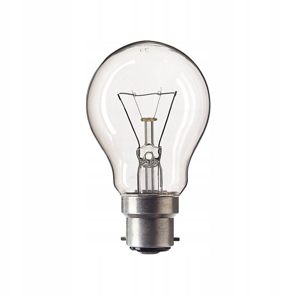 Incandescent Bulb B22 60W 130V CL image 1