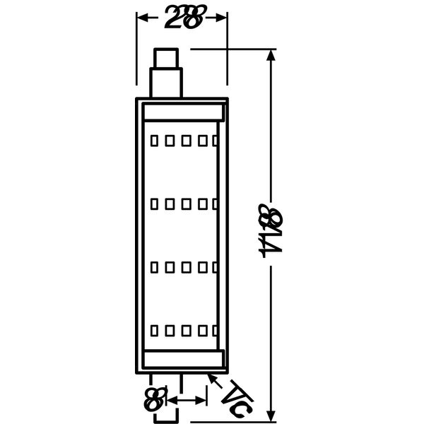 PARATHOM® LINE R7s 118.00 mm 100 13 W/2700 K R7s image 5