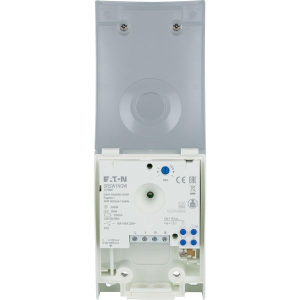 Analogue Light intensity switch, Wall mounted,  1 NO contact, integrated light sensor, 2-100 Lux / 100-2000 Lux image 20