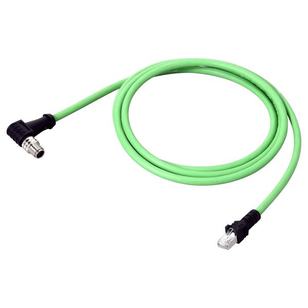 FHV7 Ethernet cable, right angle 5 m, M12 connector FHV 2008D image 1