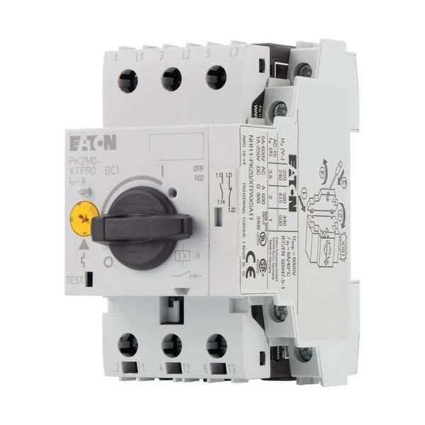 Motor-protective circuit-breaker, 3p+1N/O+1N/C, Ir=0.4-0.63A, screw connection image 21
