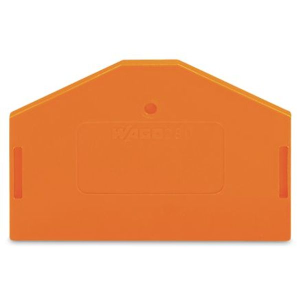 End and intermediate plate 2.5 mm thick orange image 2