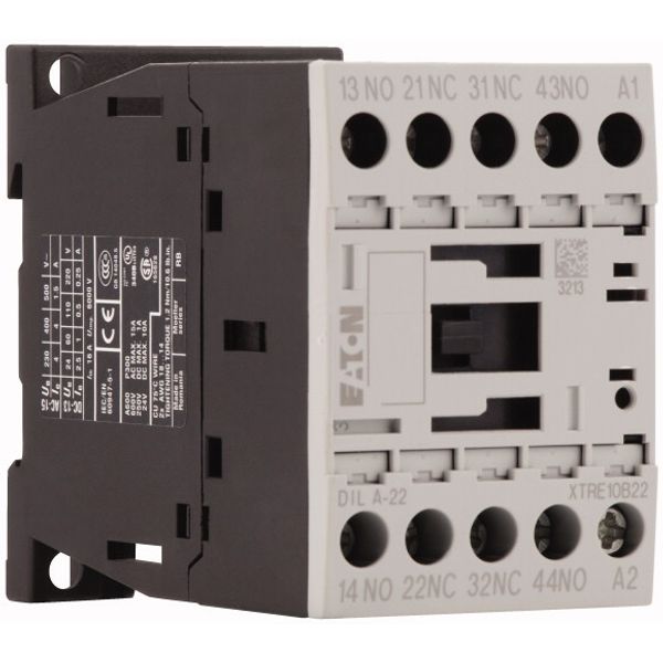 Contactor relay, 48 V DC, 2 N/O, 2 NC, Screw terminals, DC operation image 4