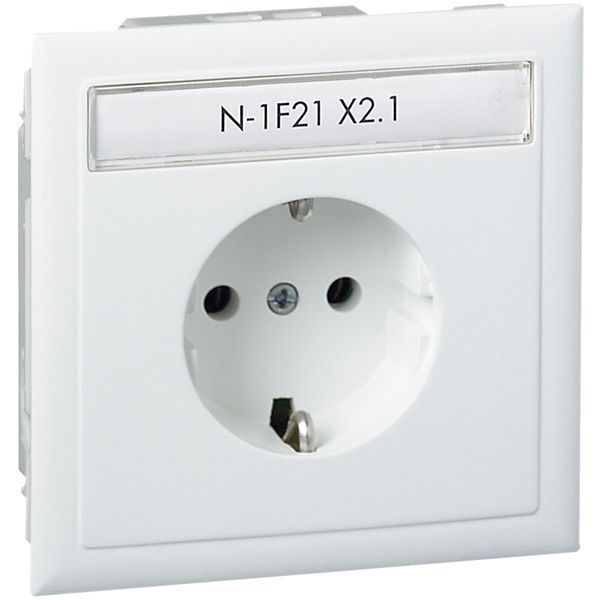 Thorsman - CYB-PS - socket outlet - single - 90° - white NCS image 2