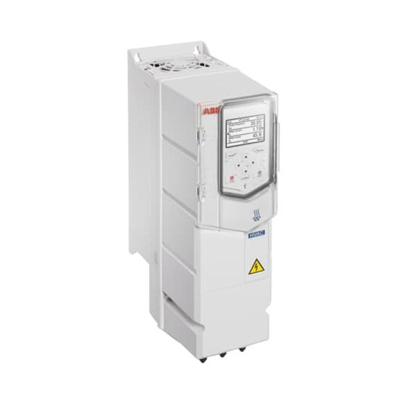 LV AC wall-mounted drive for HVAC, IEC: Pn 0.75 kW, 2.6 A, 400 V, UL: Pld 1.0 Hp, 2.1 A (ACH580-01-02A7-4+B056) image 4