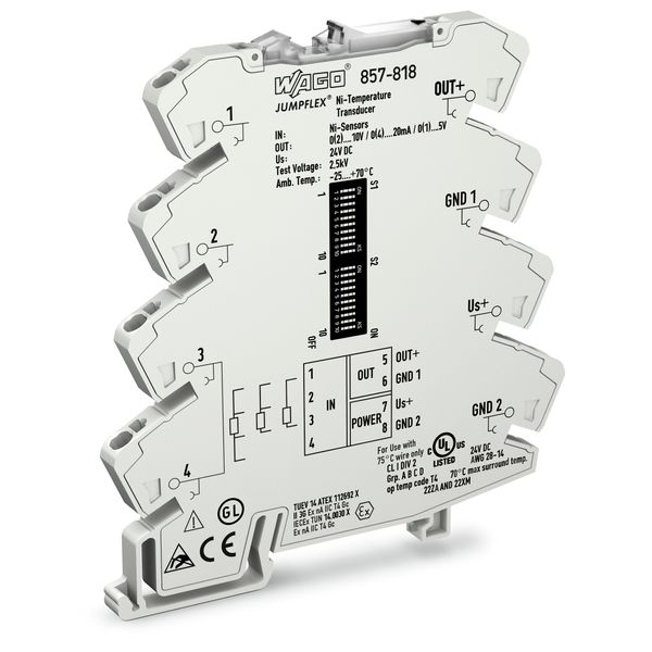 Temperature signal conditioner for Ni sensors Current and voltage outp image 1