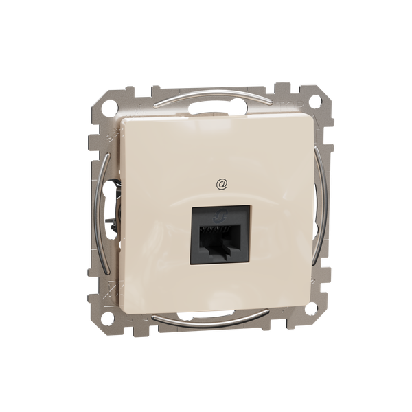 DATA Outlet CAT 5E UTP, Sedna Design & Elements, RJ45, Beige image 5