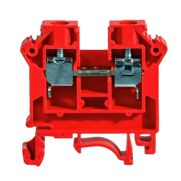 Rail-mounted screw terminal block ZSG1-6.0Nc red image 1