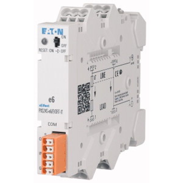 Electronic overcurrent protection for 24V DC, fix 16A with tripped signal out-, control in-put, w/o supply terminals image 2