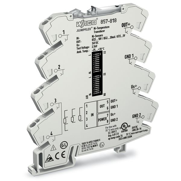 Temperature signal conditioner for Ni sensors Current and voltage outp image 4