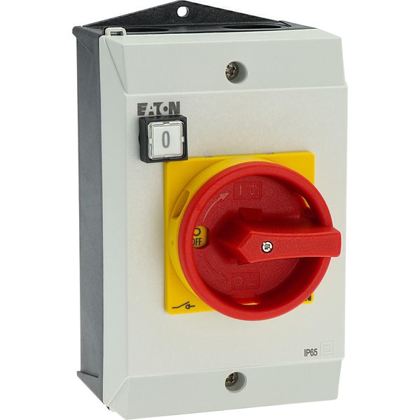 SUVA safety switches, T3, 32 A, surface mounting, 2 N/O, 2 N/C, Emergency switching off function, with warning label „safety switch”, Indicator light image 19