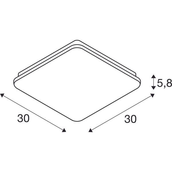 SIMA SENSOR LED 24W 3000K 60ø 230V LED IP44 white image 3