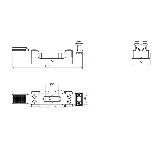 HRC-neutral-conductor size 00, V/clamp image 3