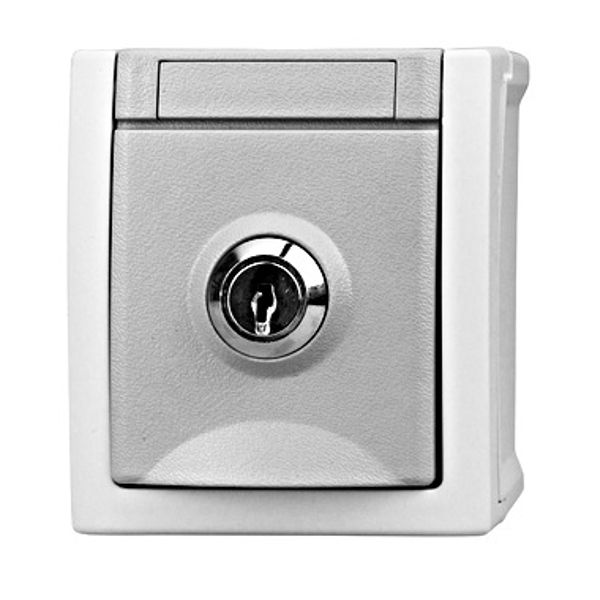 Socket outlet, lockable 09 (same closures), VISIO IP54 image 1