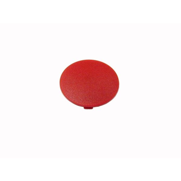 Button plate, mushroom red, blank image 1