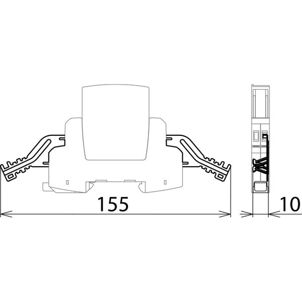 EMC spring terminals for shield contact for BLITZDUCTOR XT image 2