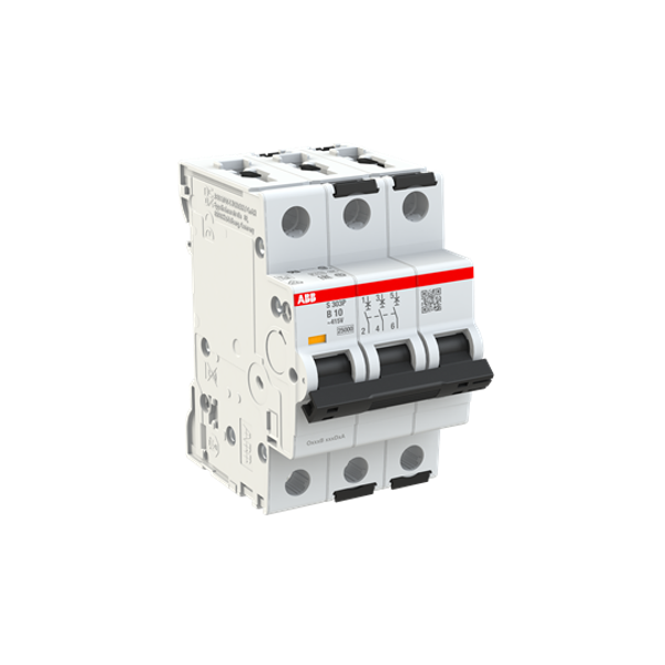 S303P-B10 Miniature Circuit Breaker - 3P - B - 10 A image 1