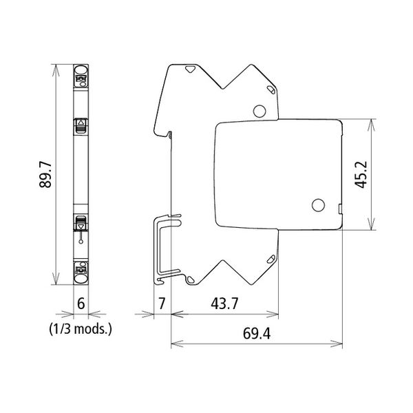 Earthing module with base part BLITZDUCTORconnect image 2