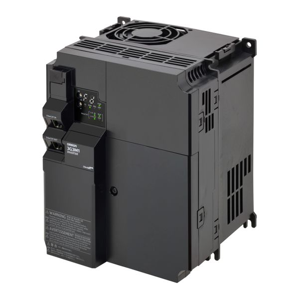 M1 AC Drive, 7.5/11 kW (HD/ND), 33/40 A (HD/ND), 200 VAC, 3~ input, OL 3G3M9484D image 2