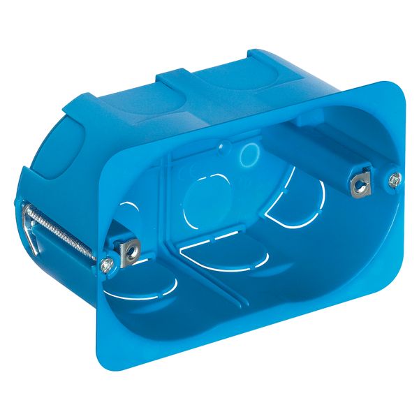 Flush-mount box 3M f/hollow walls blue image 1