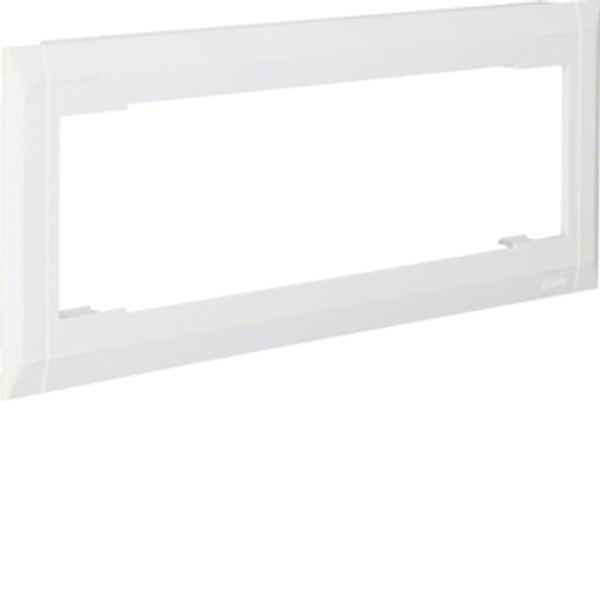 M 6430 White 9010 Pre-cut lid 3gang image 1