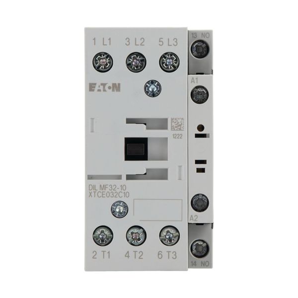 Contactor, 4 pole, DC operation, AC-1: 32 A, 1 N/O, RDC 24: 24 - 27 V DC, Screw terminals image 3