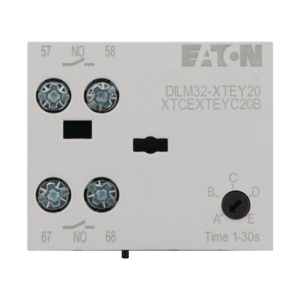 Timer module, 100-130VAC, 1-30s, star-delta image 11