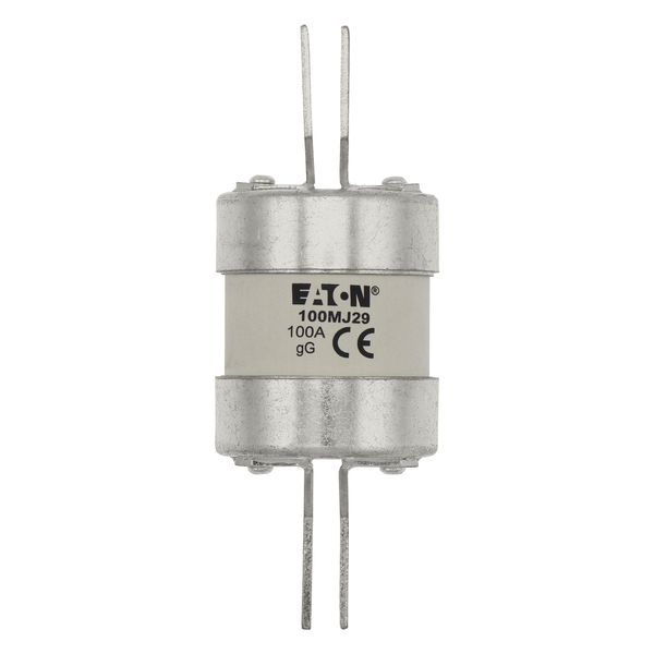 Utility fuse-link, LV, 100 A, AC 415 V, BS88/J, 38 x 101 mm, gL/gG, BS, 76mm fixing centres image 8