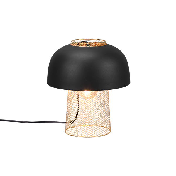 Punch table lamp E27 matt black image 1