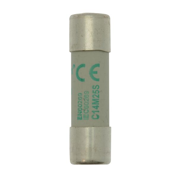 Fuse-link, LV, 25 A, AC 500 V, 14 x 51 mm, aM, IEC, with striker image 3