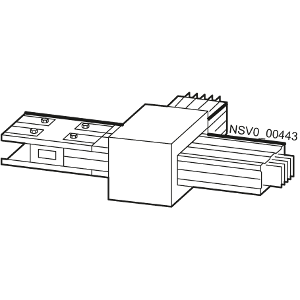 BD2A-1000-TR JUNCTION UNIT T UNIT RIGHT 500- 1000A image 1