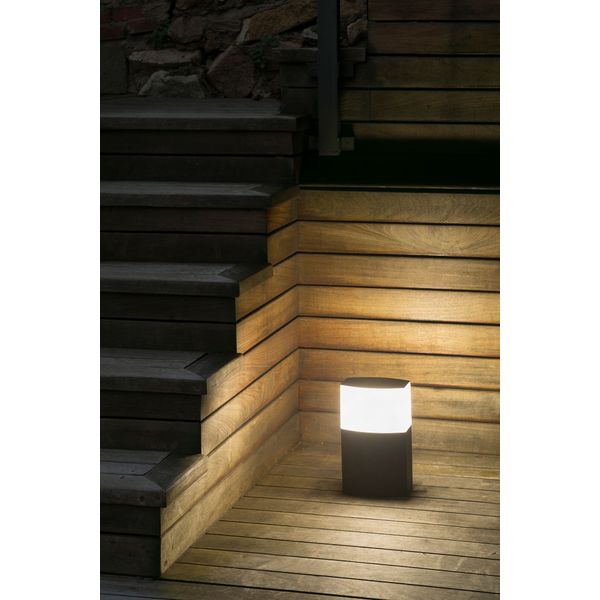 DATNA DARK GREY POST LAMP 1 X E27 20W H29 image 2