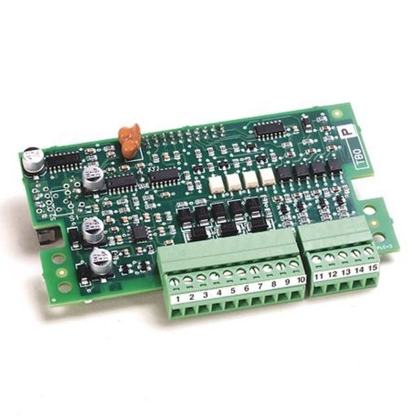 Allen-Bradley 20P-S5V62 Board, IO Expansion, (4) 24V DC Digital Inputs, (4) 24V DC Digital Outputs, (2) +, 10V Analog Outputs, Internal Mount, Use With PowerflexDC image 1