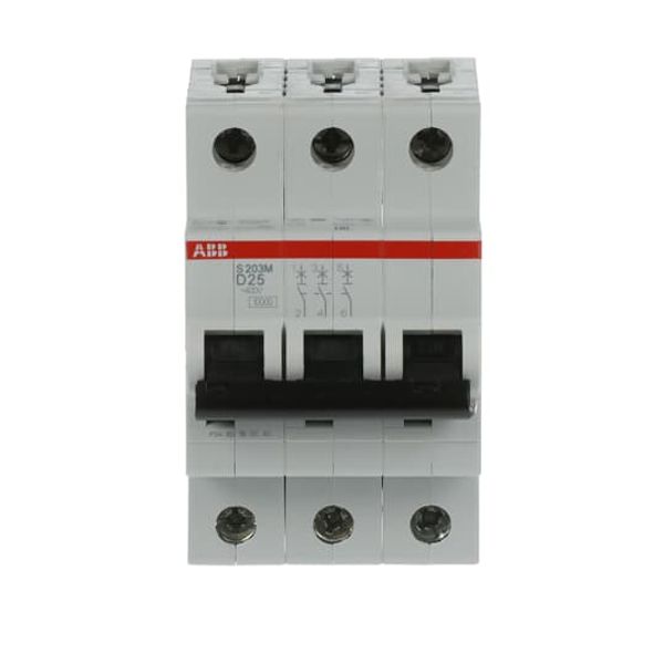 S203M-D25 Miniature Circuit Breaker - 3P - D - 25 A image 6