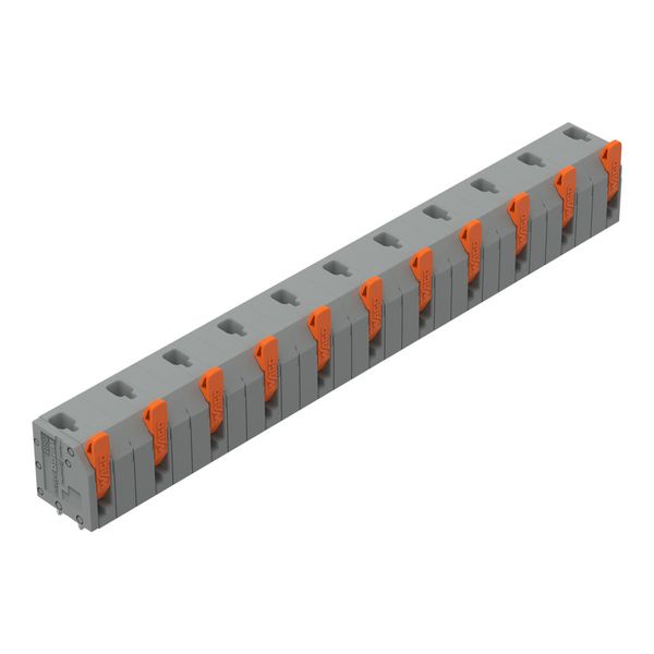 280-801/281-885 Component plug; 2-pole; with 3K6 resistor; 5 mm wide; gray image 1