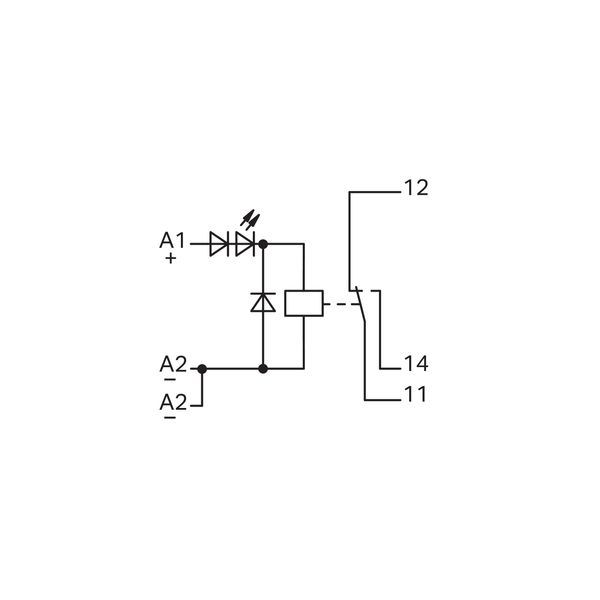 Relay module Nominal input voltage: 24 VDC 1 changeover contact gray image 6