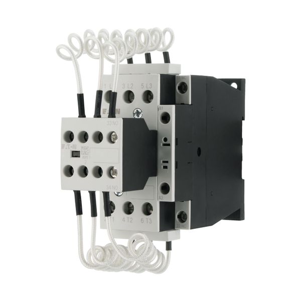 Contactor for capacitors, with series resistors, 20 kVAr, 48 V 50 Hz image 5