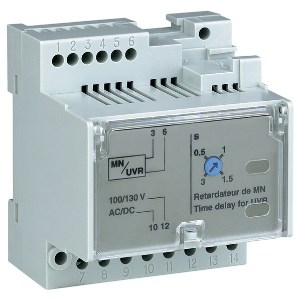 adjustable time delay relay - for MN under voltage release - 100/130V AC/DC - sp image 4