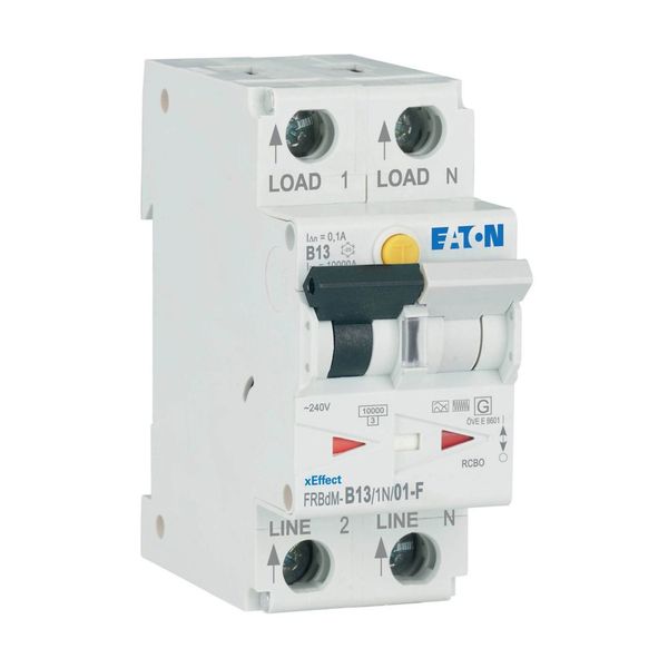 Digital RCD/MCB combination, 13 A, 100 mA, MCB trip characteristic: B, 1p+N, RCD trip characteristic: F image 10