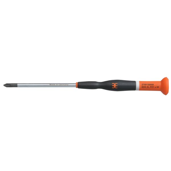 Crosshead screwdriver, Form: Crosshead, Pozidrive, Size: 1, Blade leng image 1