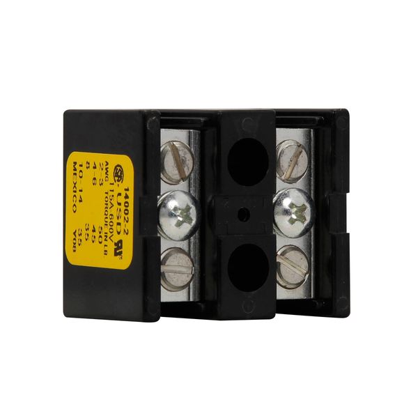 Terminal block, low voltage, 115 A, AC 600 V, DC 600 V, 2P, UL, CSA image 10